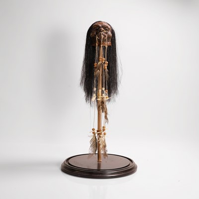 Lot 60 - A replica shrunken head