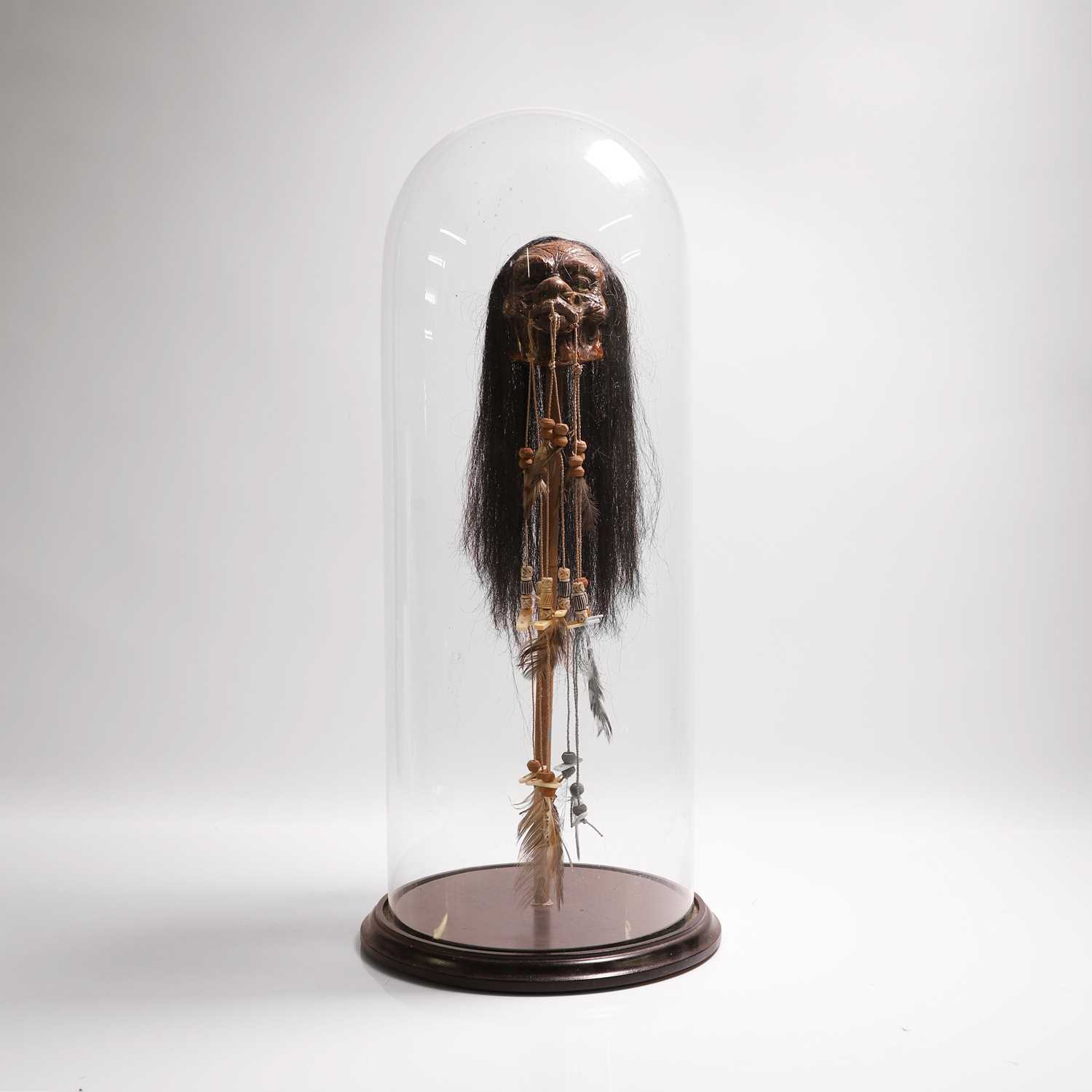 Lot 60 - A replica shrunken head