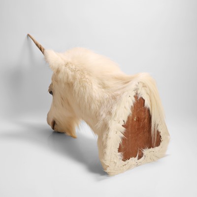 Lot 61 - Taxidermy: a unicorn head mount