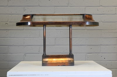 Lot 229 - A copper-finished centre light or desk light