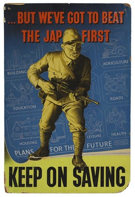 Lot 207 - An original Second World War National Savings Bank poster