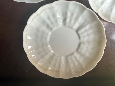 Lot 373 - ☘ A quantity of Belleek 'Echinus' porcelain teawares