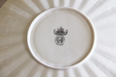Lot 373 - ☘ A quantity of Belleek 'Echinus' porcelain teawares