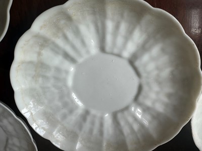 Lot 373 - ☘ A quantity of Belleek 'Echinus' porcelain teawares