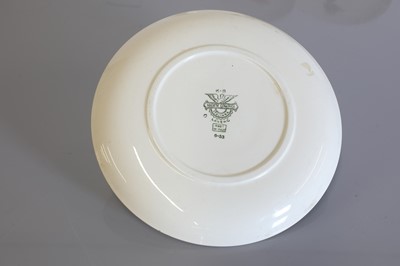 Lot 421 - A set of three Italian Laveno pottery plates