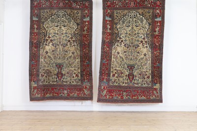 Lot 155 - A pair of Persian wool rugs