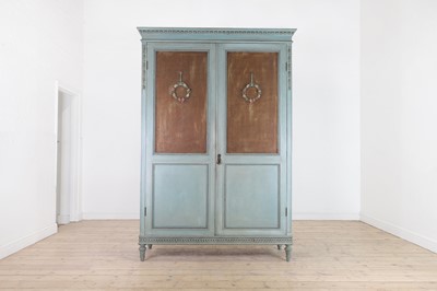 Lot 290 - A Louis XVI-style painted beech armoire