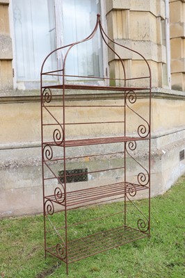 Lot 433 - A garden room modern ironwork plant stand