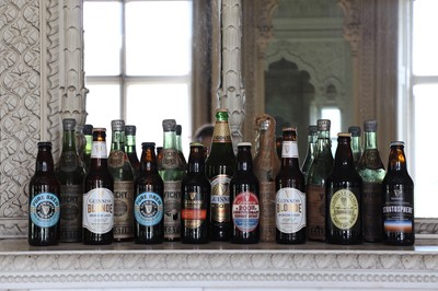 Lot 198 - A collection of nine commemorative Guinness bottles