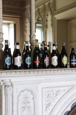 Lot 198 - A collection of nine commemorative Guinness bottles