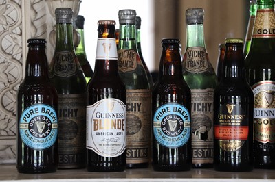 Lot 198 - A collection of nine commemorative Guinness bottles