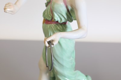 Lot 122 - A Meissen porcelain figure