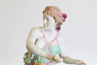 Lot 122 - A Meissen porcelain figure