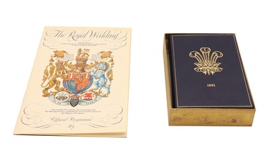 Lot 285A - A Royal Wedding Official Programme