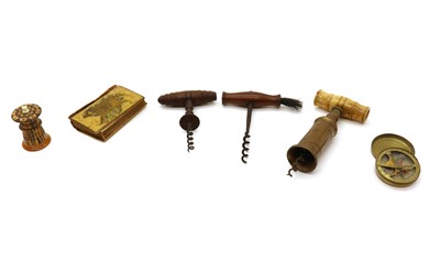 Lot 257 - A group of three corkscrews