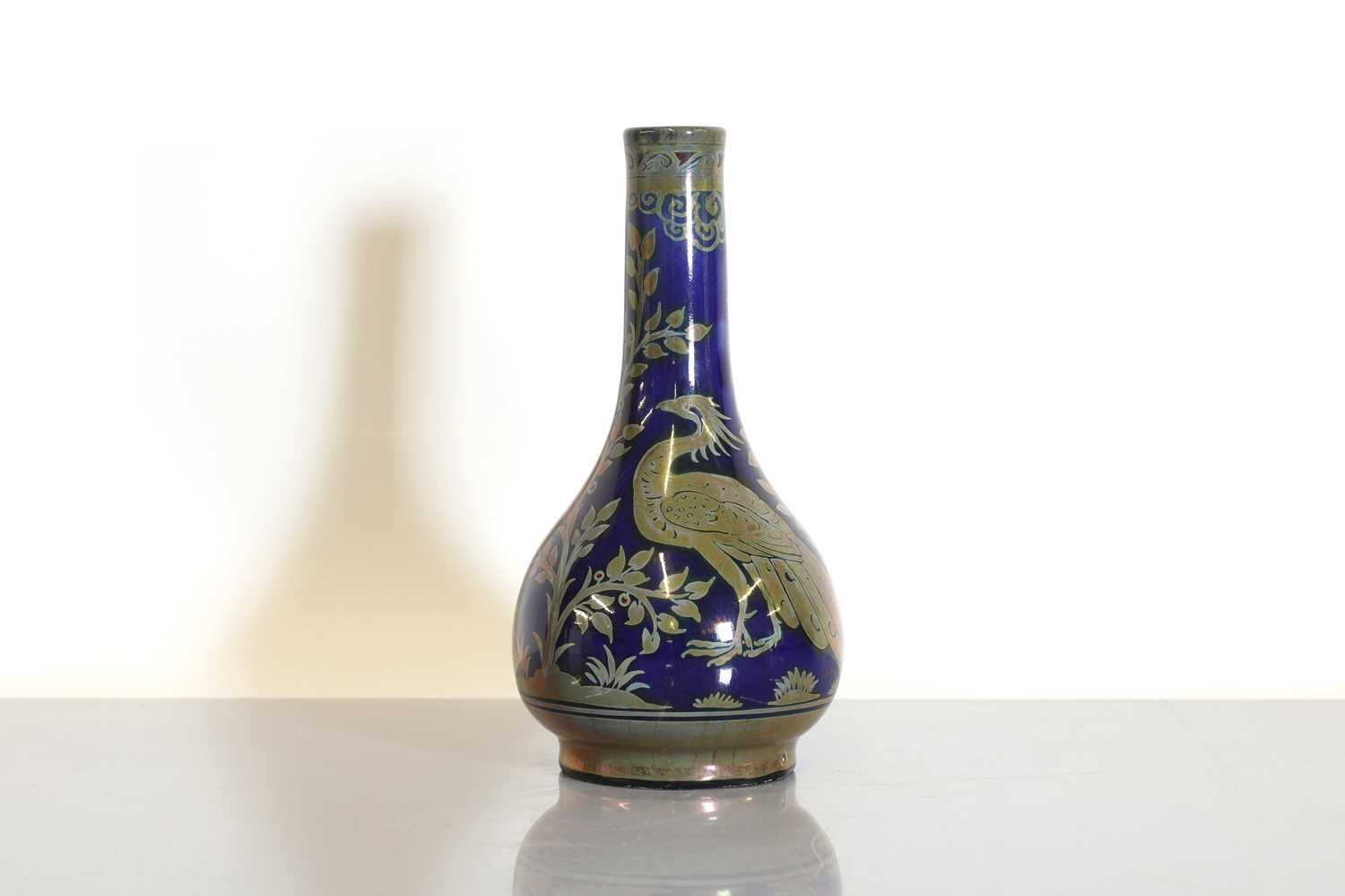 Lot 48 - A Pilkington's Royal Lancastrian lustre bottle vase