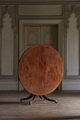 Lot 278 - ☘ A Regency mahogany circular pedestal centre table