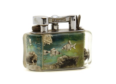 Lot 277 - A Dunhill 'Aquarium' lighter