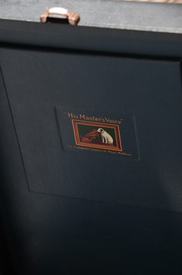 Lot 325 - ☘ An HMV portable gramophone