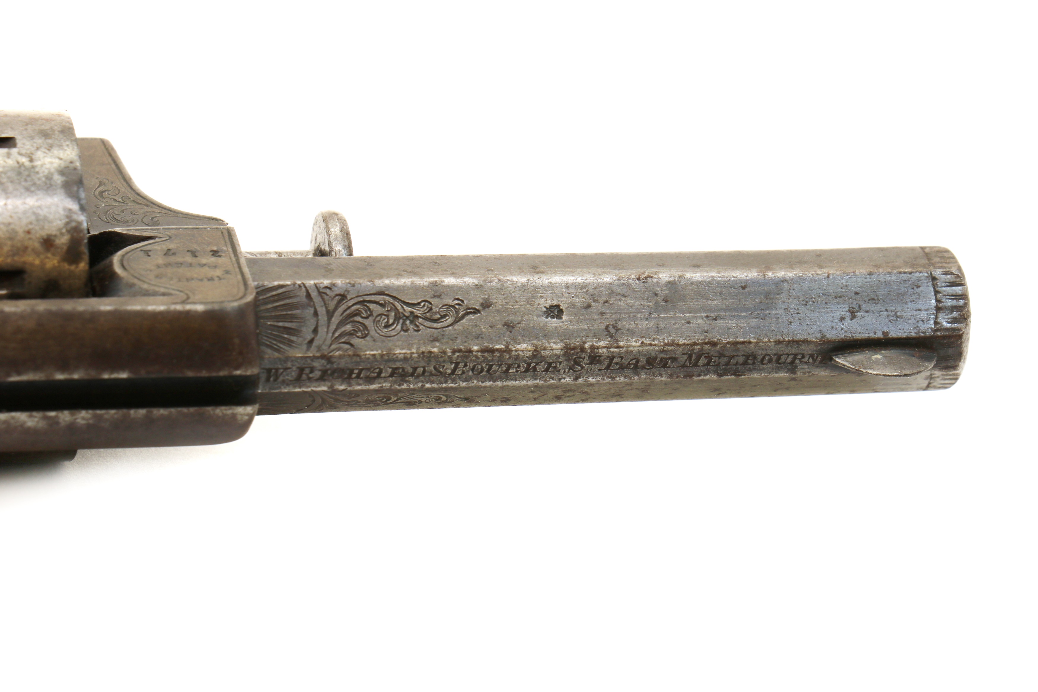 Lot 110 - A 0.320 rim fire Tranter seven-shot revolver