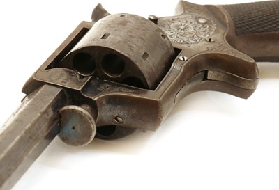 Lot 110 - A 0.320 rim fire Tranter seven-shot revolver