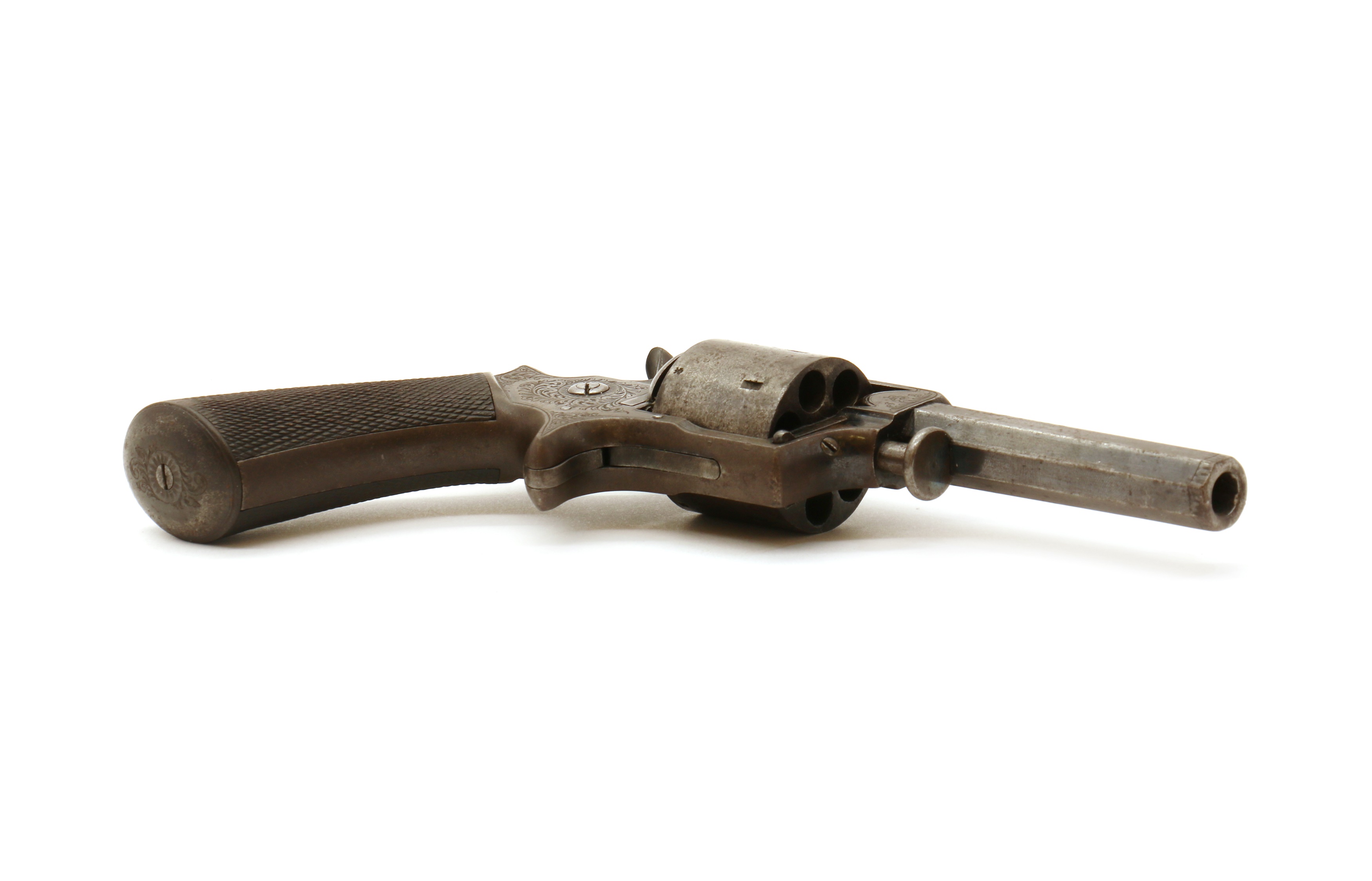 Lot 110 - A 0.320 rim fire Tranter seven-shot revolver