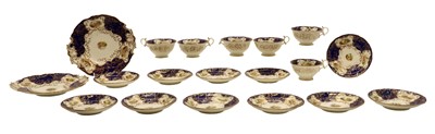 Lot 201 - A Grainger's Worcester porcelain part tea service