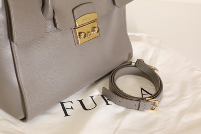 Lot 326 - A grey Furla handbag