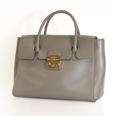 Lot 326 - A grey Furla handbag