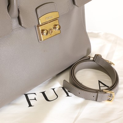 Lot 326 - A grey Furla handbag