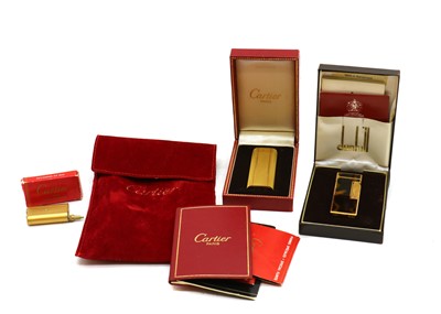 Lot 275 - A Dunhill gold-plated 'Rollagas' lighter
