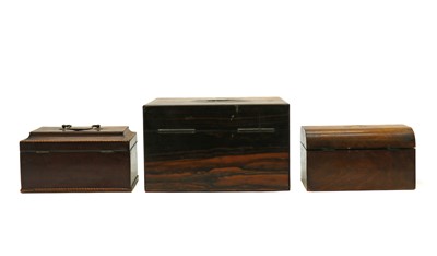 Lot 302 - A Victorian coromandel dressing box
