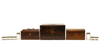 Lot 302A - A Victorian coromandel dressing box