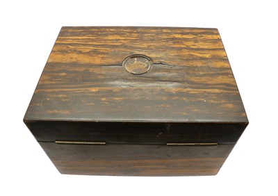 Lot 302 - A Victorian coromandel dressing box