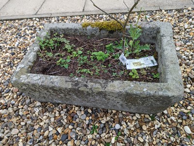 Lot 523 - A Cotswold stone trough