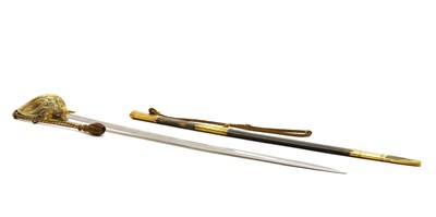 Lot 89 - An 1827 Pattern Naval officer's sword