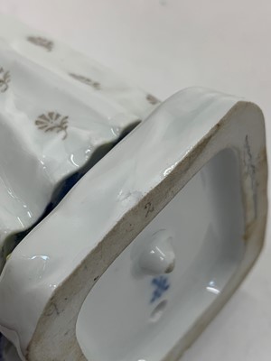 Lot 248 - A Meissen porcelain figure of 'La Belle Chocolatiere'