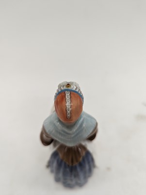 Lot 248 - A Meissen porcelain figure of 'La Belle Chocolatiere'