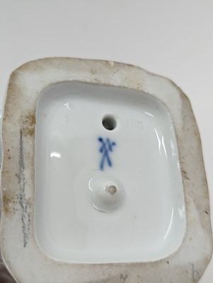 Lot 248 - A Meissen porcelain figure of 'La Belle Chocolatiere'