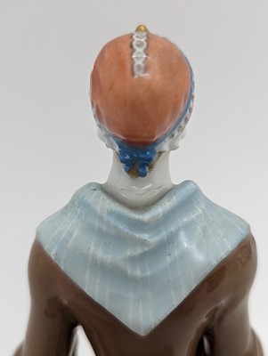 Lot 248 - A Meissen porcelain figure of 'La Belle Chocolatiere'