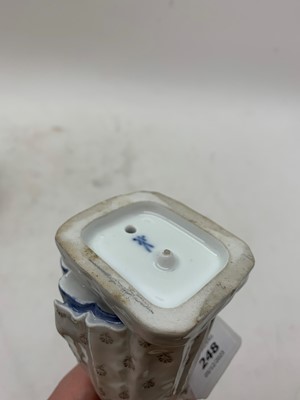 Lot 248 - A Meissen porcelain figure of 'La Belle Chocolatiere'