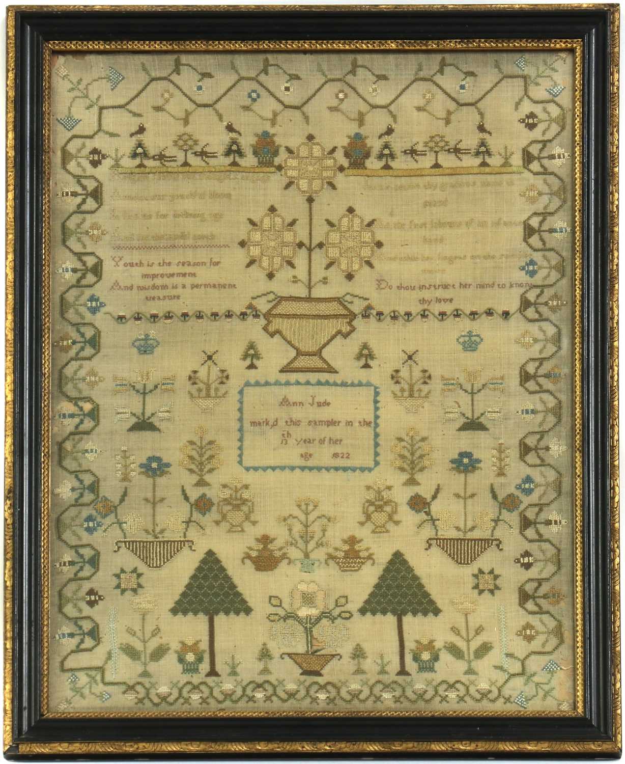 Lot 355 - A Kent sampler