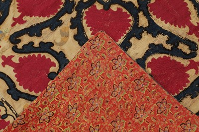 Lot 78 - An embroidered suzani panel