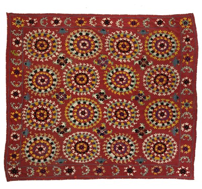 Lot 301 - A large suzani textile