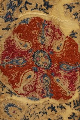 Lot 73 - An embroidered suzani textile