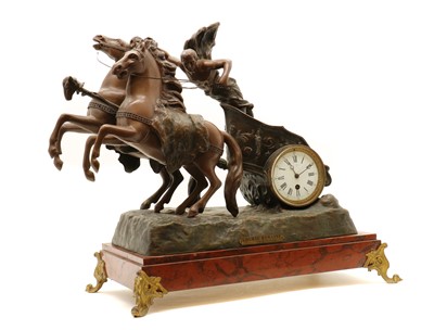 Lot 243 - A Victorian mantel clock
