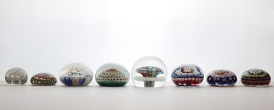 Lot 193 - A collection of glass paperweights