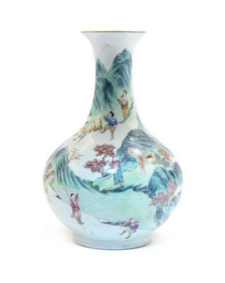 Lot 170 - A Chinese famille rose vase