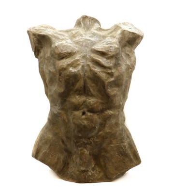 Lot 310 - A plaster torso