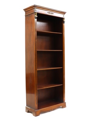 Lot 435 - A mahogany Empire style bookcase